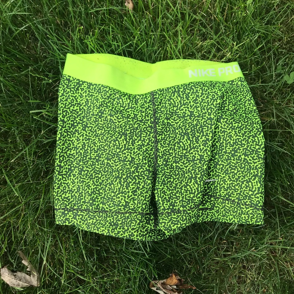 Neon Yellow Nike Pros
